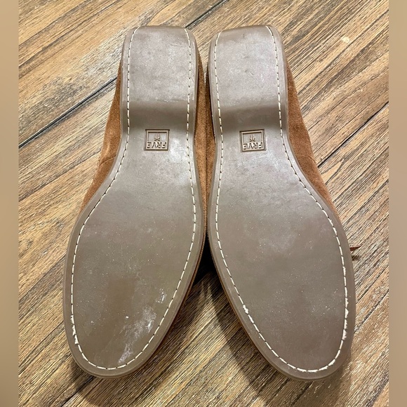 FRYE Suede Brown Slip On Driving Loafer Shoe Men's Size 12 M Preppy Casual Comfy - Picture 7 of 10